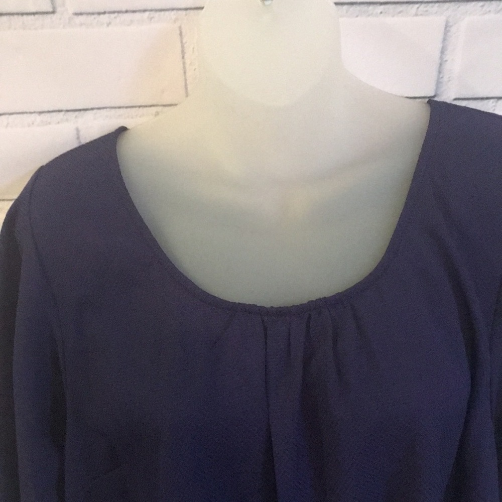 Umgee tunic/dress navy cream lace - Picture 4 of 4